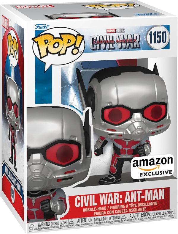 Funko Pop Marvel: Captain America: Civil War Build A Scene - Ant-Man Figure 8 of 12 - Amazon Exclusive - Collectable Vinyl Figure - Gift Idea - Official Merchandise - Toys for Kids & Adults