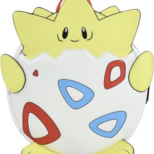 Loungefly Pokemon - Togepi - Mini Backpack - Premium Vegan Leather - Gift Idea - Official Merchandise - for Boys. Girls Men and Women - Anime Fans