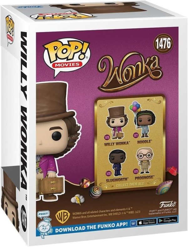 Funko POP! Movies: Wonka - Willy Wonka - Collectable Vinyl Figure - Gift Idea - Official Merchandise - for Kids & Adults - Movies Fans - Model Figure for Collectors and Display