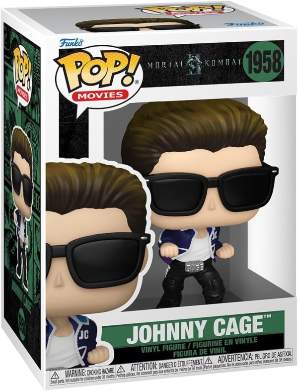 Funko Pop! Movies: Mortal Kombat 2 - Johnny Cage - Collectable Vinyl Figure - Gift Idea - Official Merchandise - Toys for Kids & Adults - Video Games Fans - Model Figure for Collectors