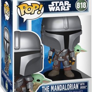 Funko Pop! Star Wars: Mandalorian & Grogu - The Mandalorian with Grogu - Collectable Vinyl Figure - Gift Idea - Official Merchandise - Toys for Kids & Adults - Star Wars Fans