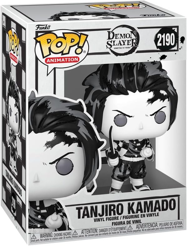 Funko Pop! Animation: Demon Slayer - Tanjiro - Sumi-Ink - Collectable Vinyl Figure - Gift Idea - Official Merchandise - Toys for Kids & Adults - Anime Fans - Model Figure for Collectors