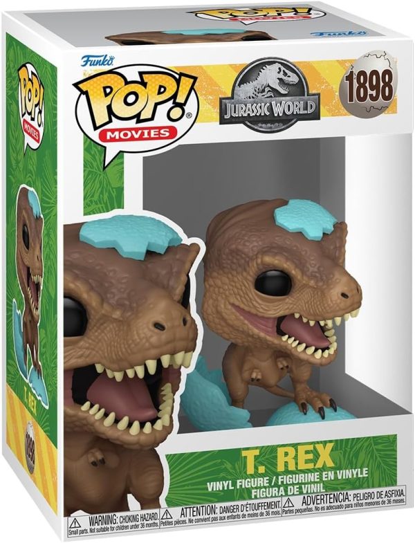 Funko Pop! Movies: Jurassic Park Spring - T-Rex - Collectable Vinyl Figure - Gift Idea - Official Merchandise - Toys for Kids & Adults - Disney Fans - Model Figure for Collectors and Display