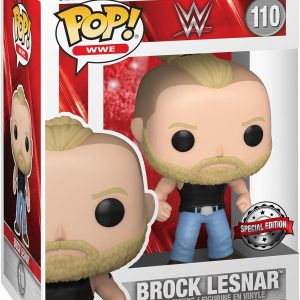 Funko Pop WWE: Brock Lesnar - Amazon Exclusive - Collectable Vinyl Figure - Gift Idea - Official Merchandise - Toys for Kids & Adults - Sports Fans - Model Figure for Collectors and Display
