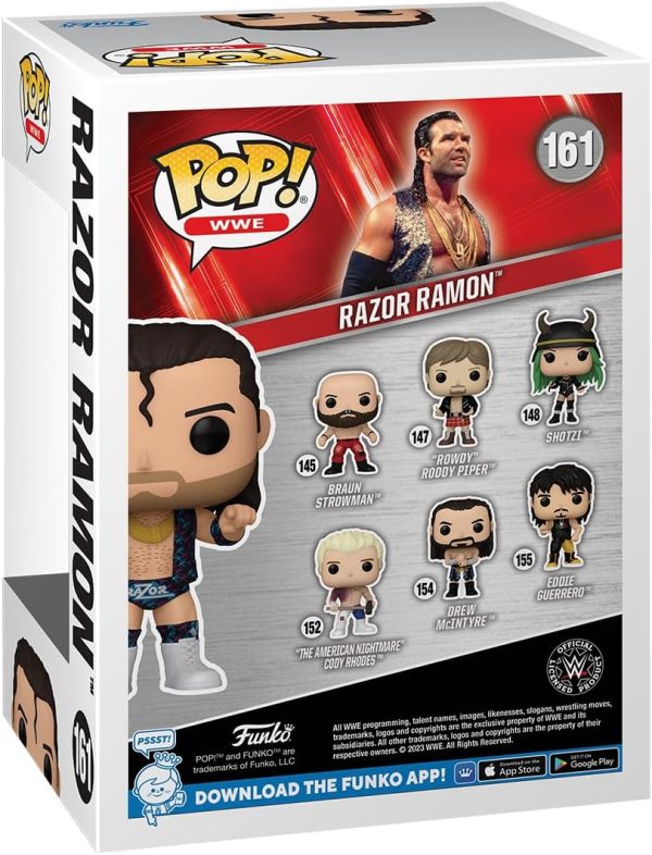 Funko POP! WWE: Razor Ramon - Collectable Vinyl Figure - Gift Idea - Official Merchandise - for Kids & Adults - Sports Fans - Model Figure for Collectors and Display