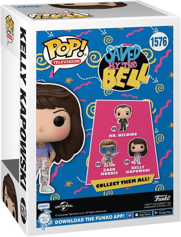Funko Pop TV: Saved by The Bell 30th Anniversary ?C Kelly Kapowski - Collectable Vinyl Figure - Gift Idea - Official Merchandise - Toys for Kids & Adults - Comedy Fans