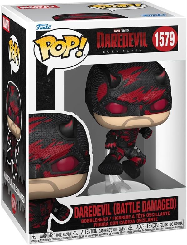 Funko POP! Marvel: Daredevil: Born Again - Daredevil. Battle Damaged