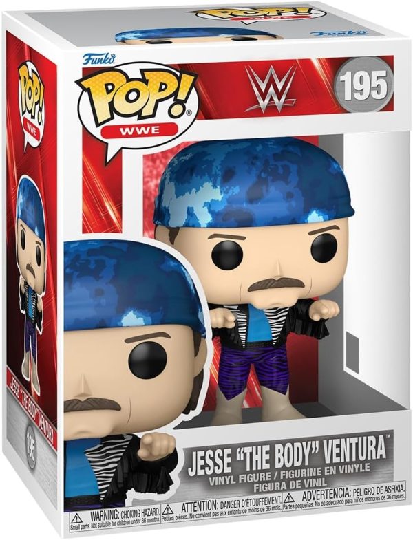 Funko Pop! WWE: Jesse The Body Ventura - Collectable Vinyl Figure - Gift Idea - Official Merchandise - Toys for Kids & Adults - Sports Fans - Model Figure for Collectors and Display