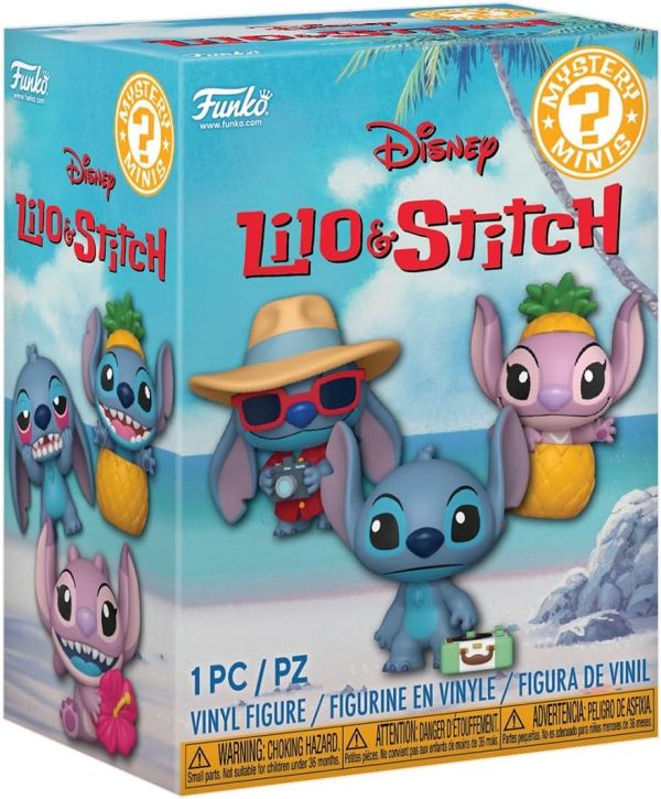 Funko Mystery Mini: Stitch - Single Item per Purchase - Collectable Vinyl Figure - Gift Idea - Official Merchandise - Toys for Kids & Adults - Disney Fans - Mini Figure for Collectors and Display