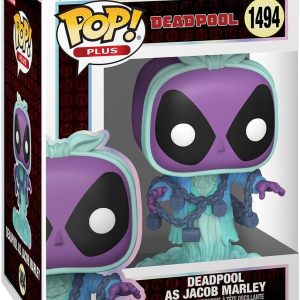 Funko Pop! Plus: Deadpool Literary Classics - Deadpool as Jacob Marley - Collectable Vinyl Figure - Gift Idea - Official Merchandise - Toys for Kids & Adults - Comic Books Fans