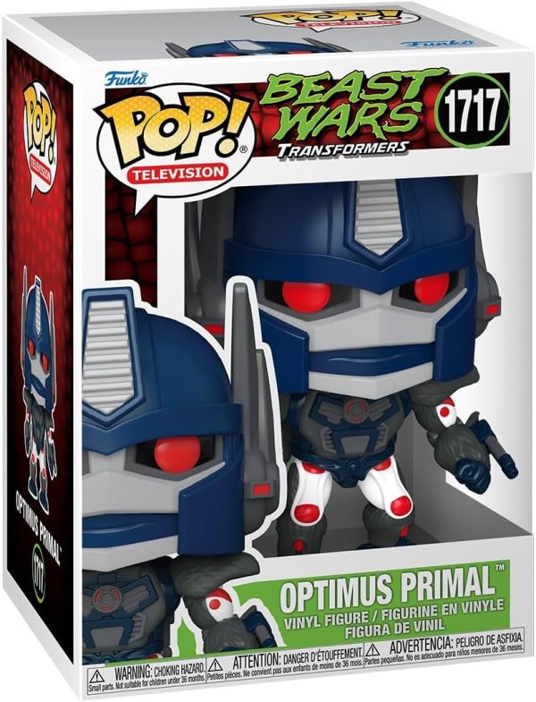 Funko Pop! TV: Transformers - Optimus Primal - Transformers Classic - Collectable Vinyl Figure - Gift Idea - Official Merchandise - Toys for Kids & Adults - TV Fans - Model Figure for Collectors