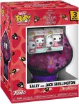 Funko Bitty Pop! Bouquet: The Nightmare Before Christmas - Sally and Jack Skellington - 0.9 Inch (2.2 Cm) Collectable - Gift Idea - Party Bags - Stocking Stuffers