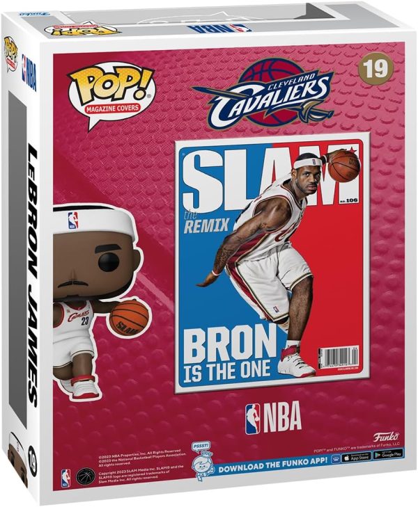 Funko POP! NBA Cover: Slam ?C Lebron James - Collectable Vinyl Figure - Gift Idea - Official Merchandise - for Kids & Adults - Sports Fans - Model Figure for Collectors and Display