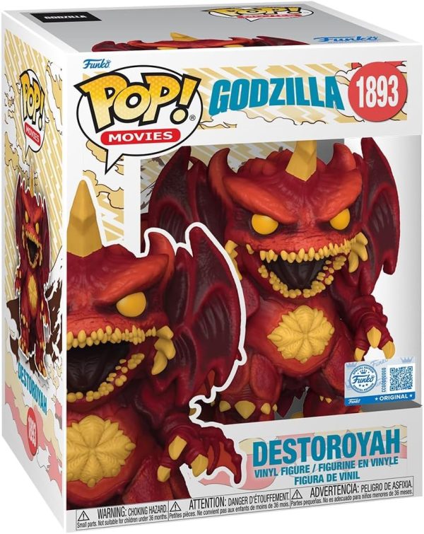 Funko Pop! Premium: Godzilla - Destoroyah - Retro Futurism Destroyah - Amazon Exclusive - Collectable Vinyl Figure - Gift Idea - Official Merchandise - Toys for Kids & Adults - Movies Fans
