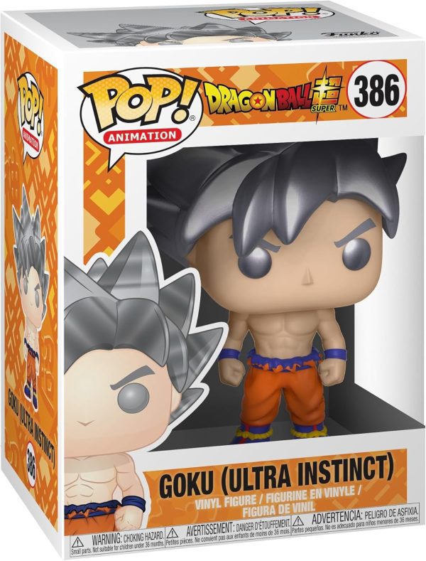 Funko Pop Animation: Dragonball Super - Goku Ultra Instinct Form Collectible Figure. Multicolor. Standard