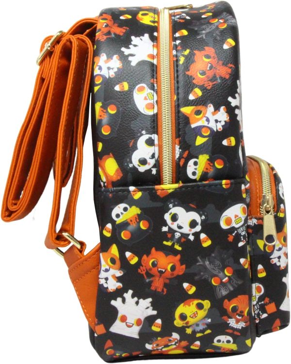 Funko Paka Paka - Boo Hollow Twin Zipped Compartment Simulated Leather Backpack Rucksack