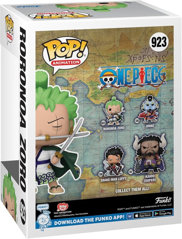 Funko POP! Animation: One Piece - Roronoa Zoro - Collectable Vinyl Figure - Gift Idea - Official Merchandise - for Kids & Adults - Anime Fans - Model Figure for Collectors and Display