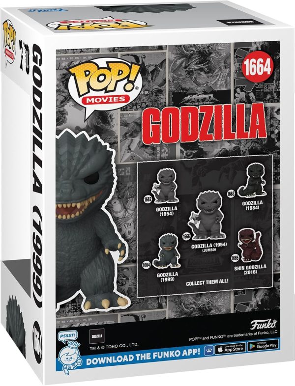Funko POP Movies: Godzilla 70th Anniversary - Godzilla 1999 - Collectable Vinyl Figure - Gift Idea - Official Merchandise - for Kids & Adults - Movies Fans - Model Figure for Collectors and Display