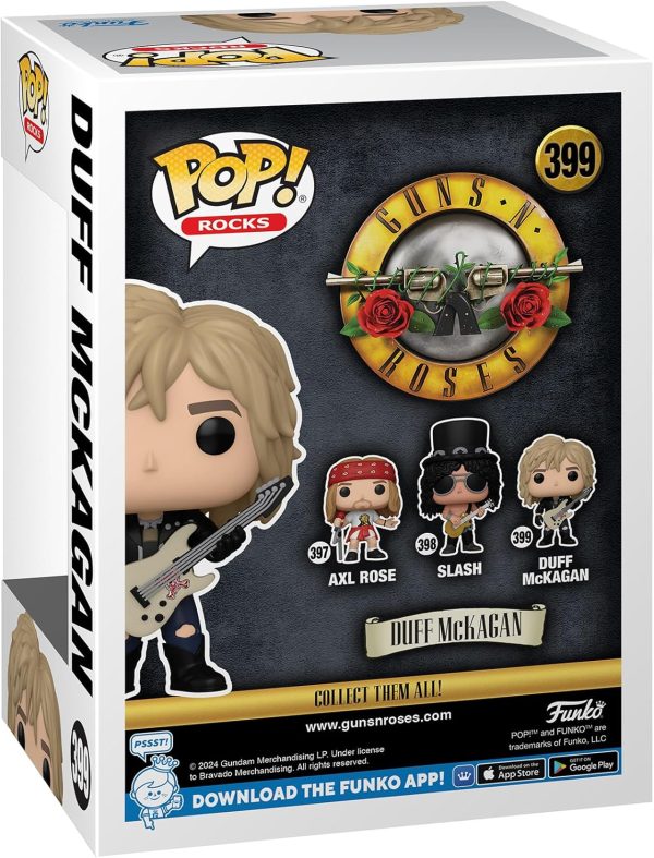 Funko POP! Rocks: Guns and Roses - Duff McKagan - (1980's) - Collectable Vinyl Figure - Gift Idea - Official Merchandise - for Kids & Adults - Music Fans - Model Figure for Collectors