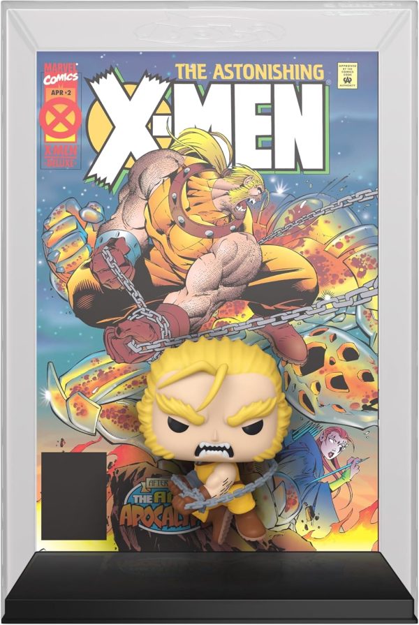 Funko Pop Comic Cover: Marvel - Age of Apocalypse Sabretooth. Amazon Exclusive - Collectable Vinyl Figure - Gift Idea - Official Merchandise - Toys for Kids & Adults