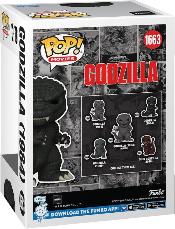 Funko POP Movies: Godzilla 70th Anniversary - Godzilla 1984-1/6 Odds for Rare Chase Variant - Collectable Vinyl Figure - Gift Idea - Official Merchandise - for Kids & Adults - Movies Fans