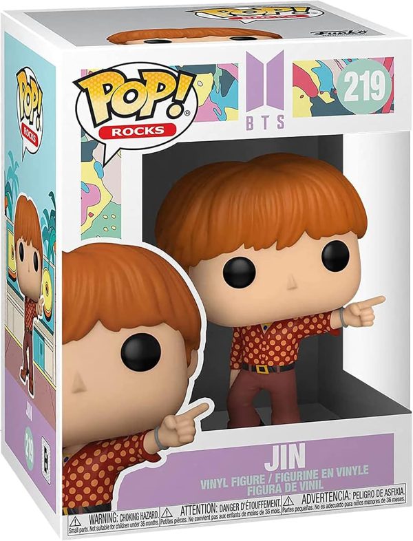Funko Pop Rocks: BTS - Dynamite - Jin. Standard - Collectable Vinyl Figure - Gift Idea - Official Merchandise - Toys for Kids & Adults - Music Fans - Model Figure for Collectors and Display