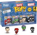 Funko Pop! Bitty: Spider-Man - Spider-Man. Green Goblin. J Jonah Jameson. and Mystery Chase Figure - 0.9 Inch (2.2 Cm) - Marvel Comics Collectable - Stackable Display Shelf Included - Gift Idea