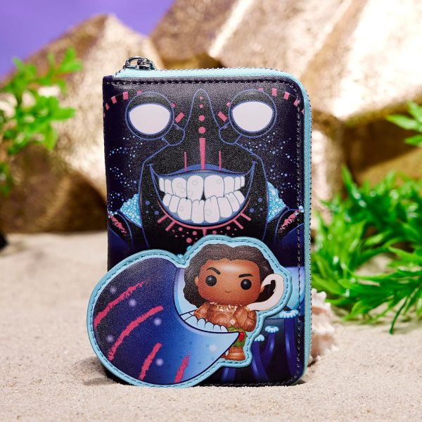 Loungefly Backpack Disney - Moana - Tomatoa Maui - Wallet - Cute Collectable Bag - Gift Idea - Official Merchandise - for Boys. Girls Men and Women - Movies Fans